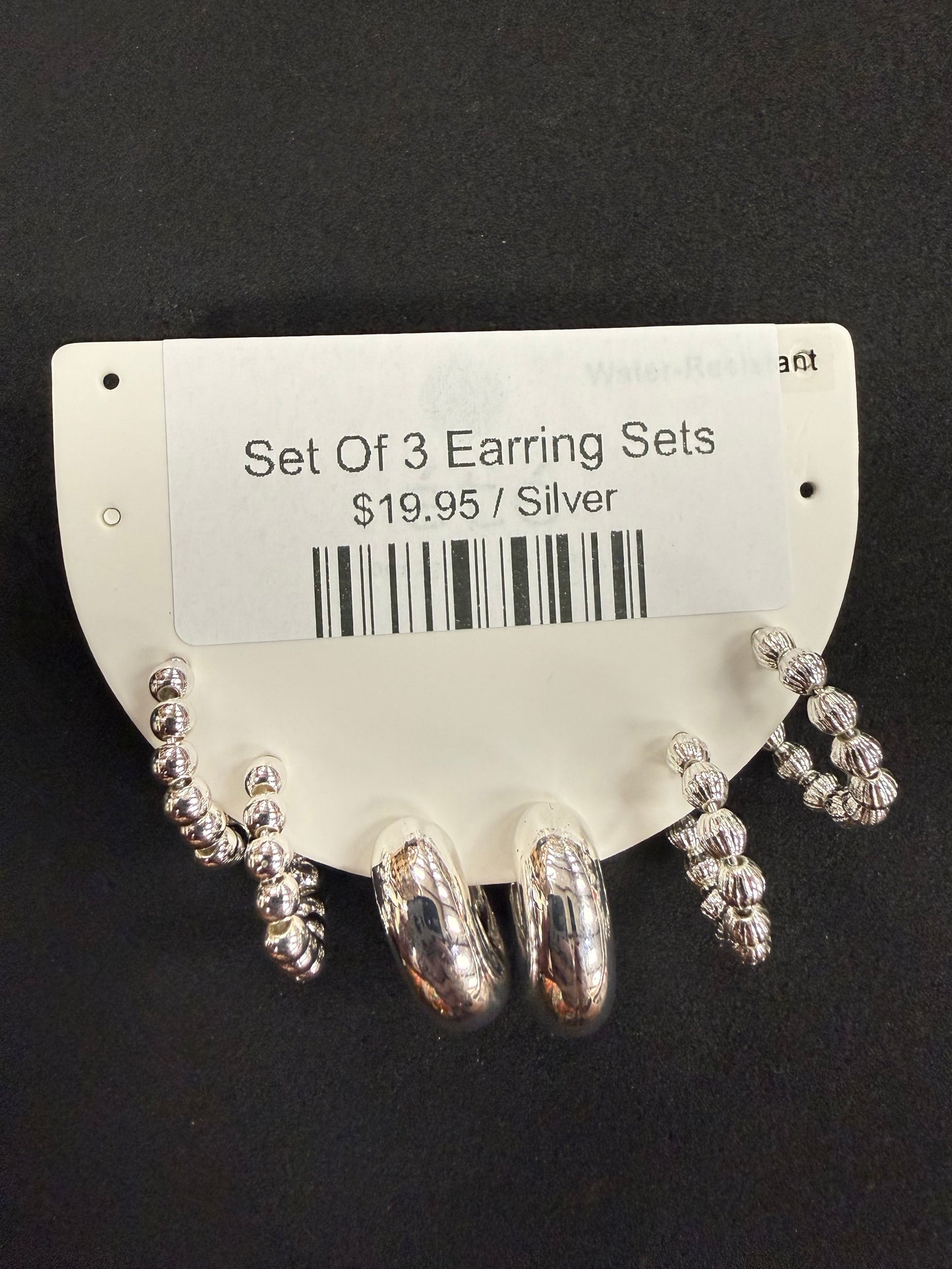 Set Of 3 Earring Sets