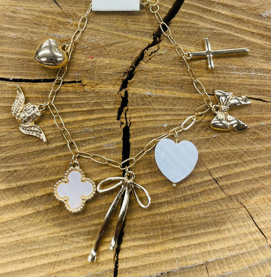 Bow Charm Bracelet