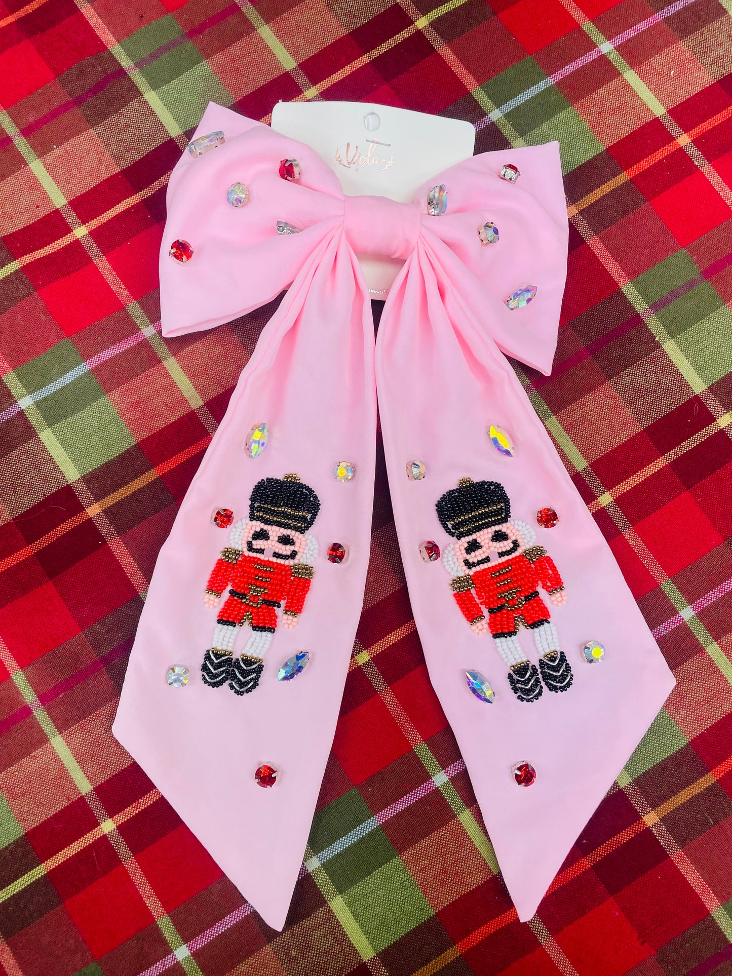 Light Pink Nutcracker Bow