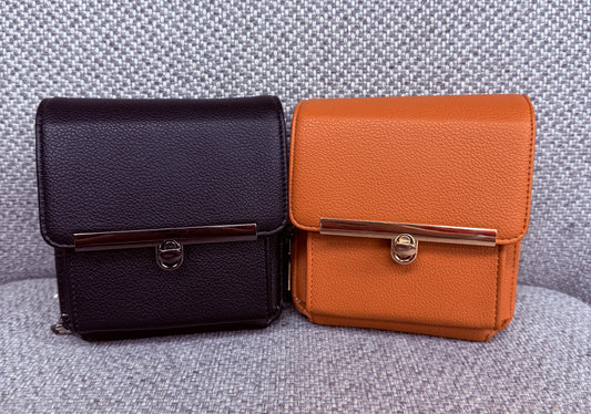 Square Leather Crossbodies