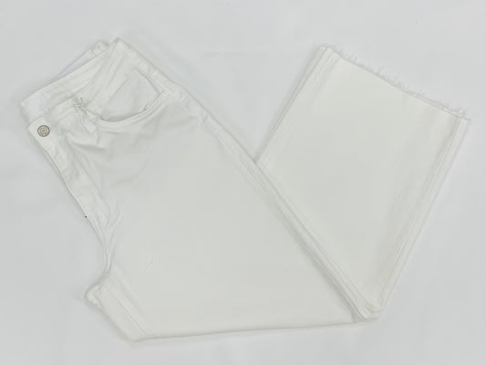 Optic White Wide Leg Jeans