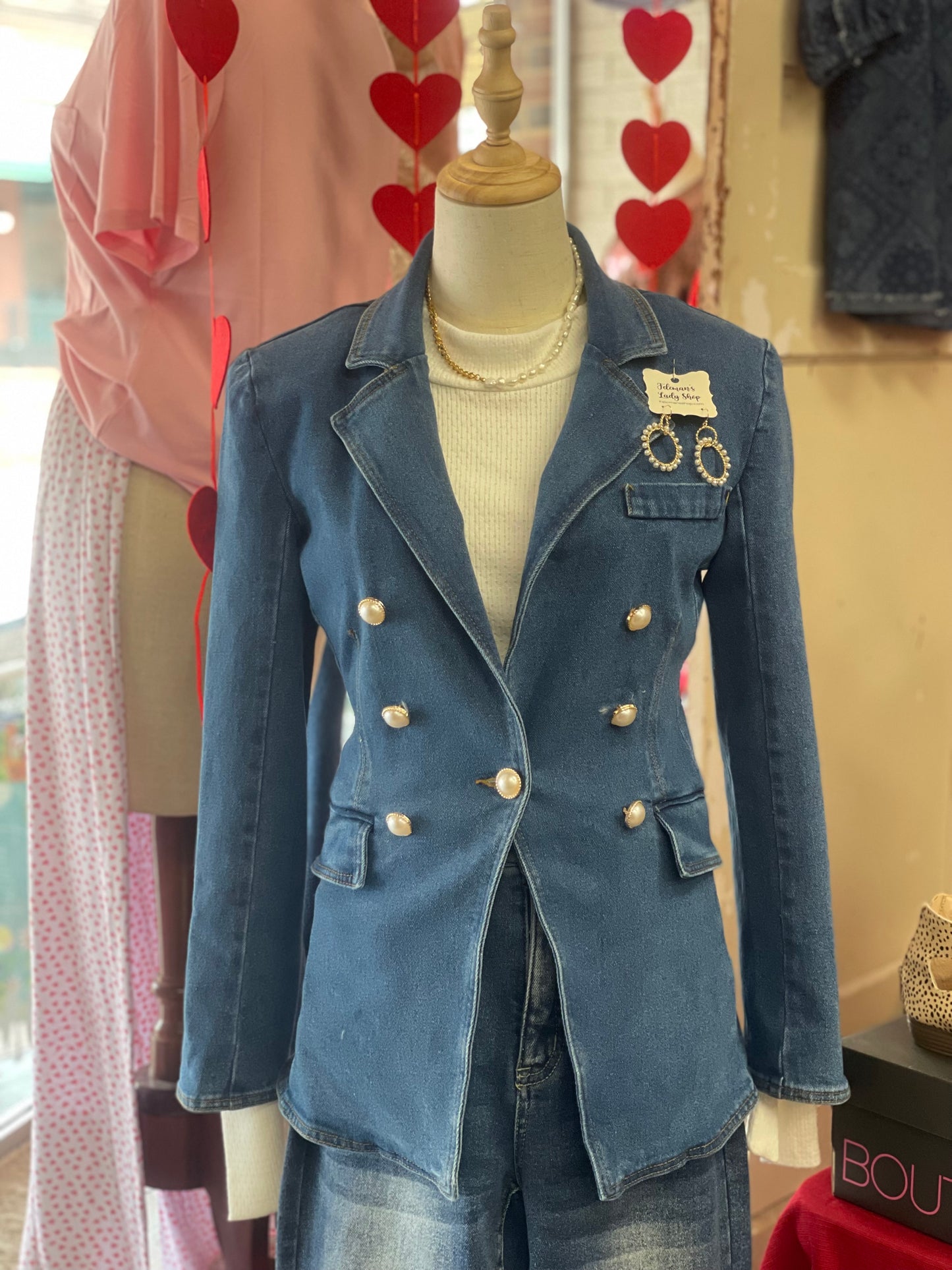 Pearl Button Denim Jacket