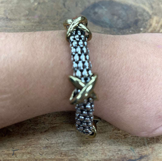 Magnetic Criss Cross Bracelet