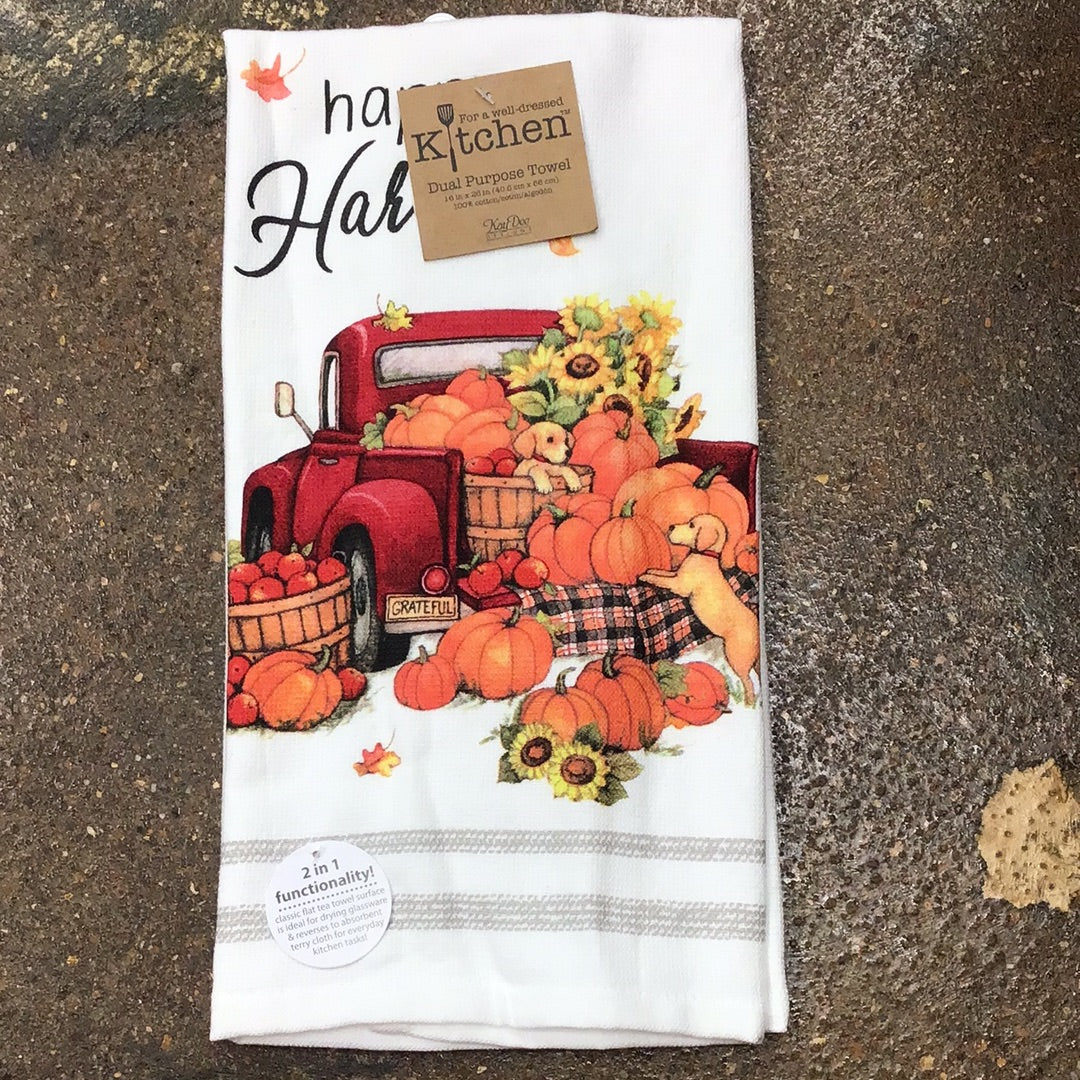 Happy Harvest Tee Towel