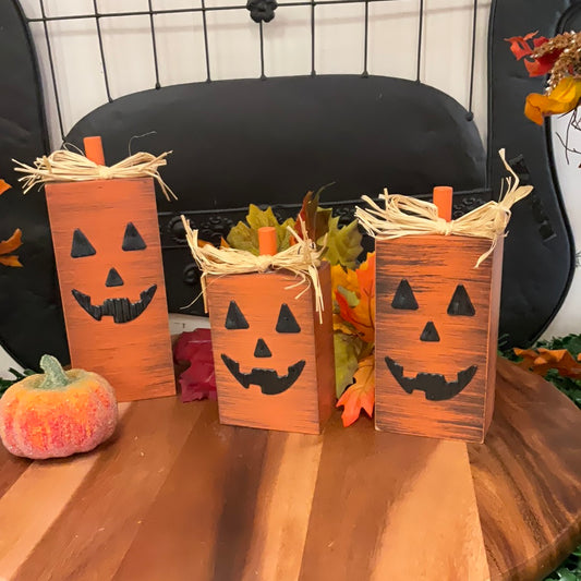 Shelf Sitter Jack O Lantern Large