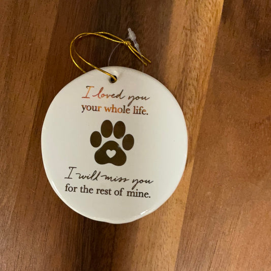 Pet Paw In Gold