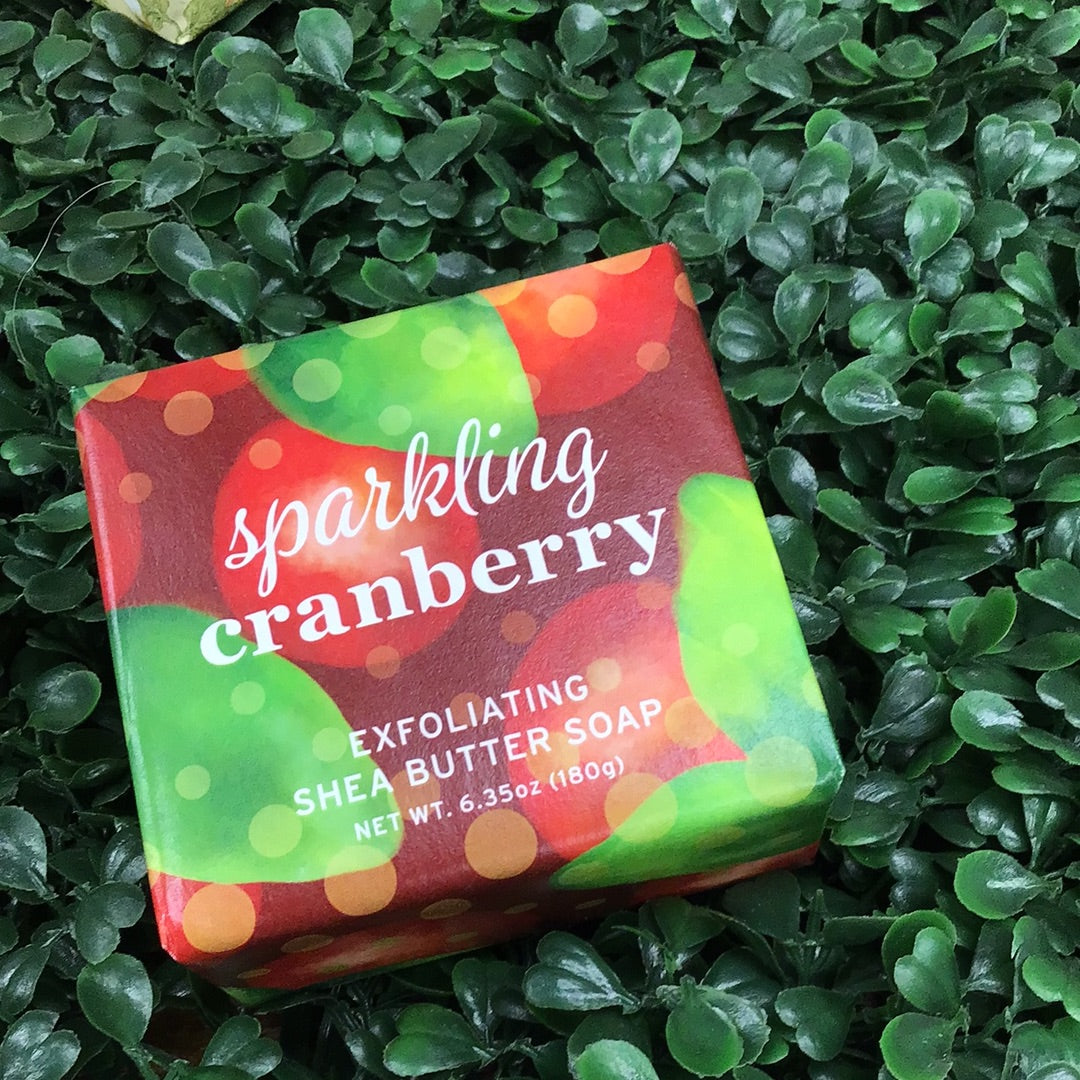 Sparkling Cranberry 6oz Wrapped Soaps