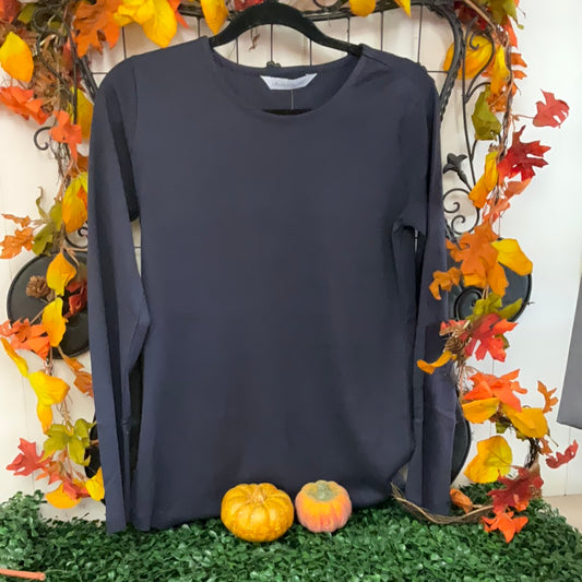 Long Sleeve Navy Knit