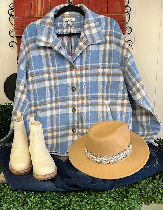 Light Blue Shacket
