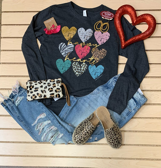 Multi Pattern Hearts